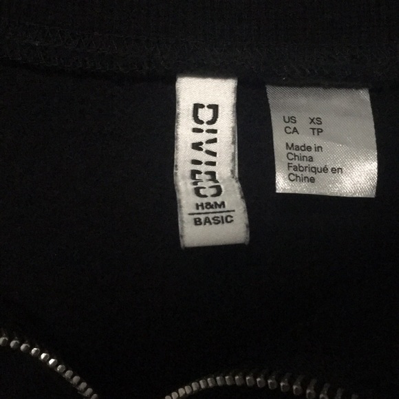 quarter zip black sweater - Picture 2 of 2